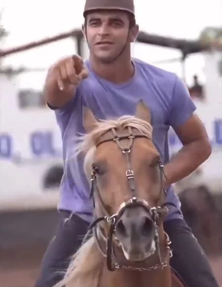 Luís Carlos morreu após cair e ser atingido por cavalo. (Foto: Reprodução)