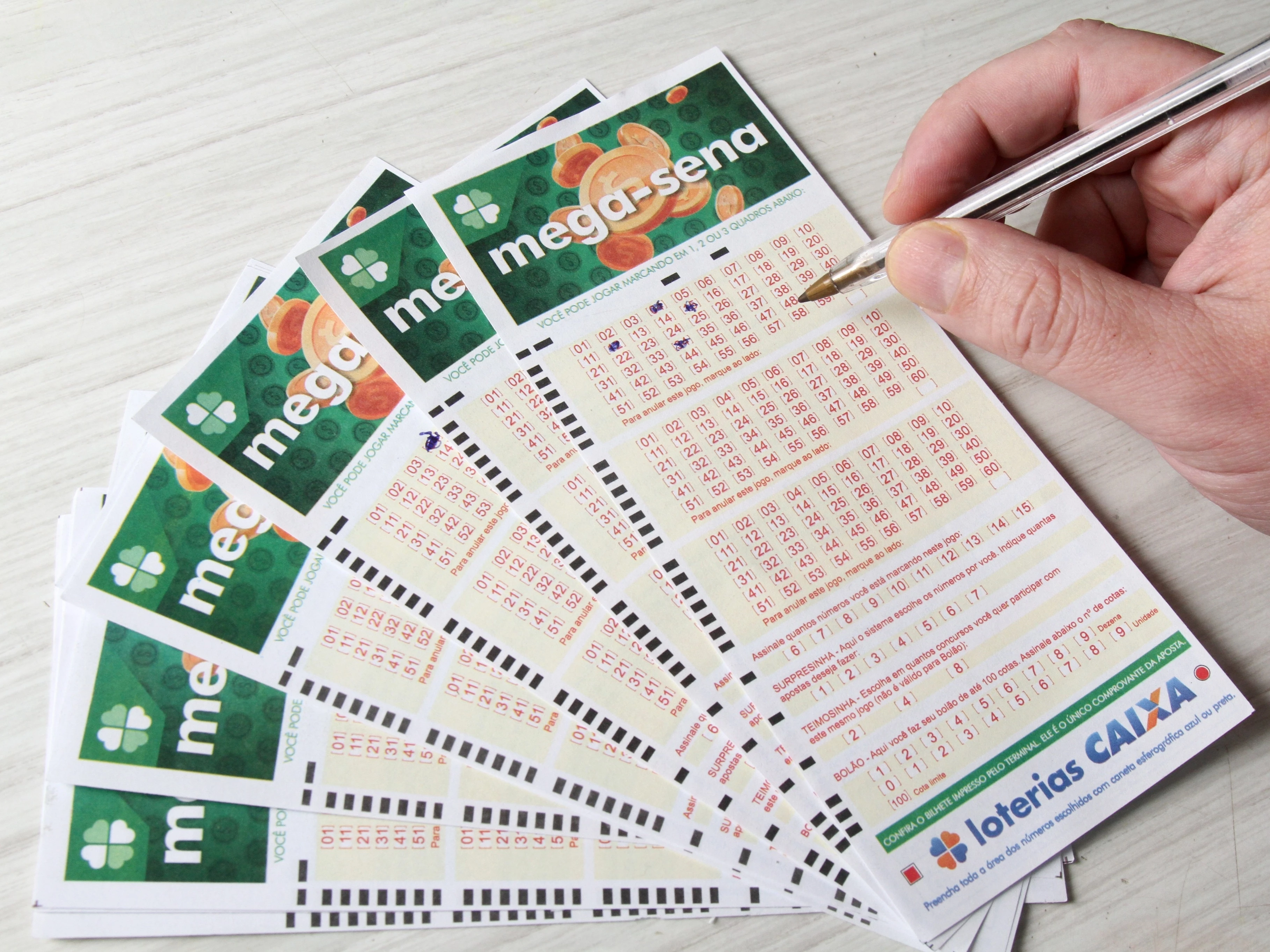 O próximo sorteio da Mega-Sena será realizado na quinta-feira (21).