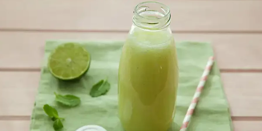 Suco de melão.