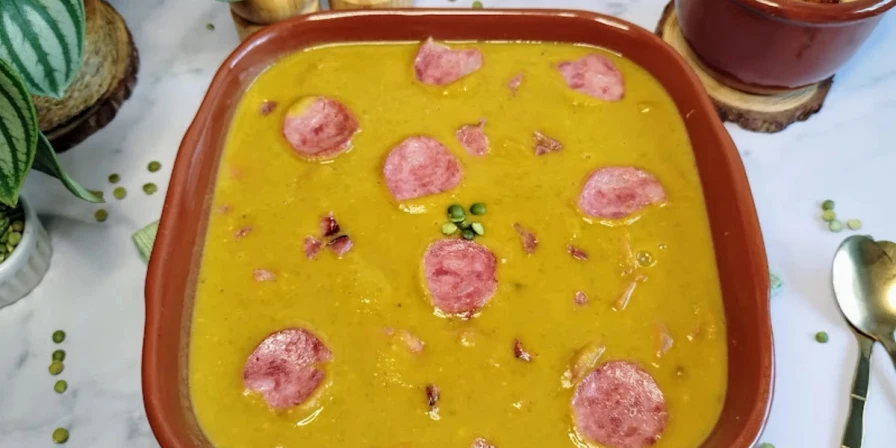Se preferir, você pode cozinhar a ervilha na panela de pressão. Esse processo será mais rápido comparado ao cozimento em panela comum.