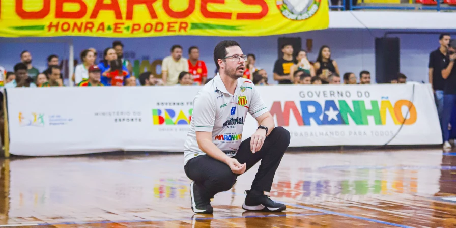 Bruno Guidorizzi durante o confronto com o SESI no primeiro jogo decisivo