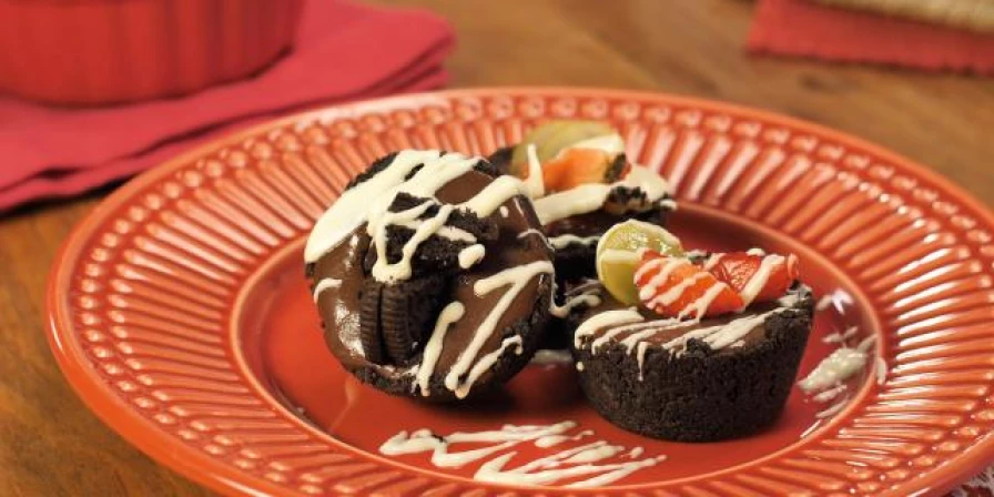 Doce de torta de oreo é uma opção para depois do almoço.