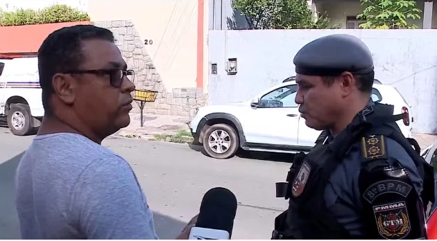 Carlos Augusto Diniz da Costa afirmou, aos policiais miliares, ser o dono do carro. Foto: Reprodução/ TV Mirante