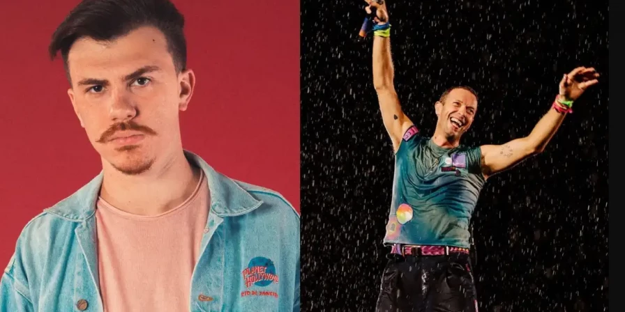 DJ divulga parceria com a banda Coldplay.