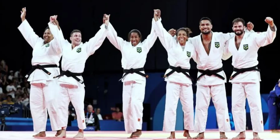 Judô do Brasil é bronze.