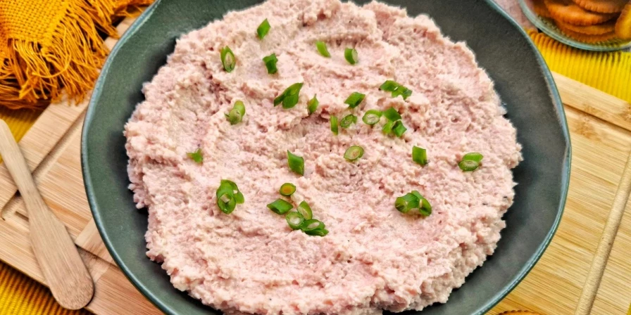 Sabia que é fácil fazer um patê de presunto com maionese com 3 ingredientes?