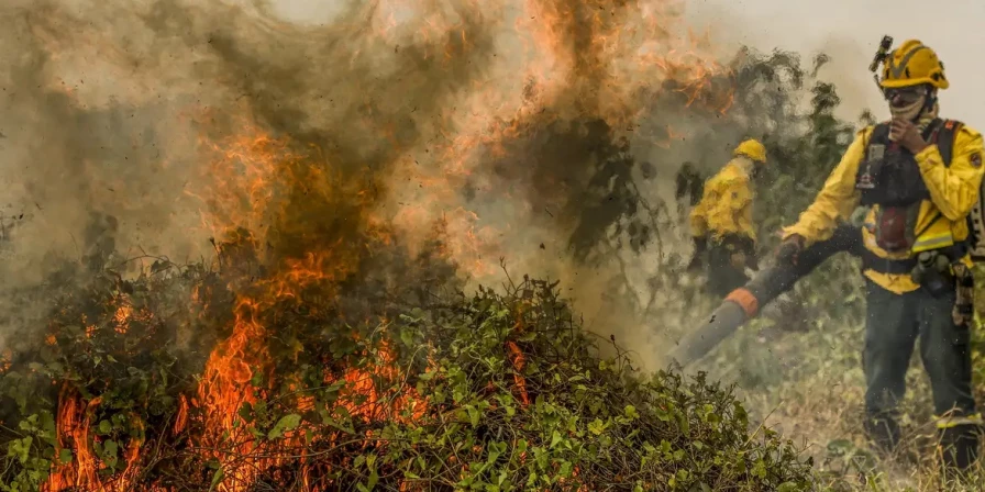 Levantamento aponta que há seis focos de incêndios ativos no Pantanal.