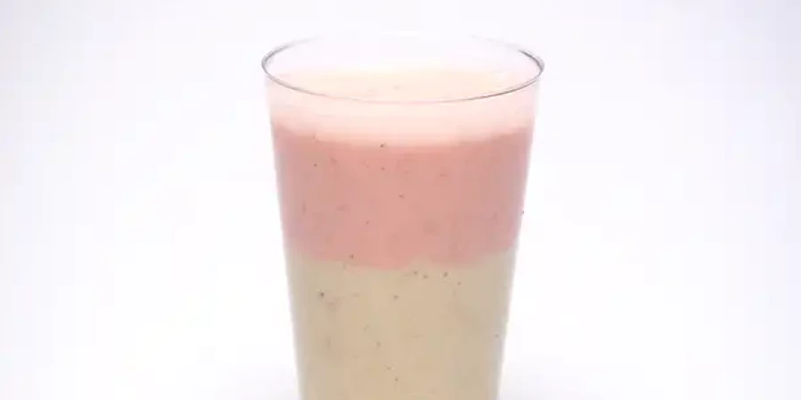 Milkshake de morango.