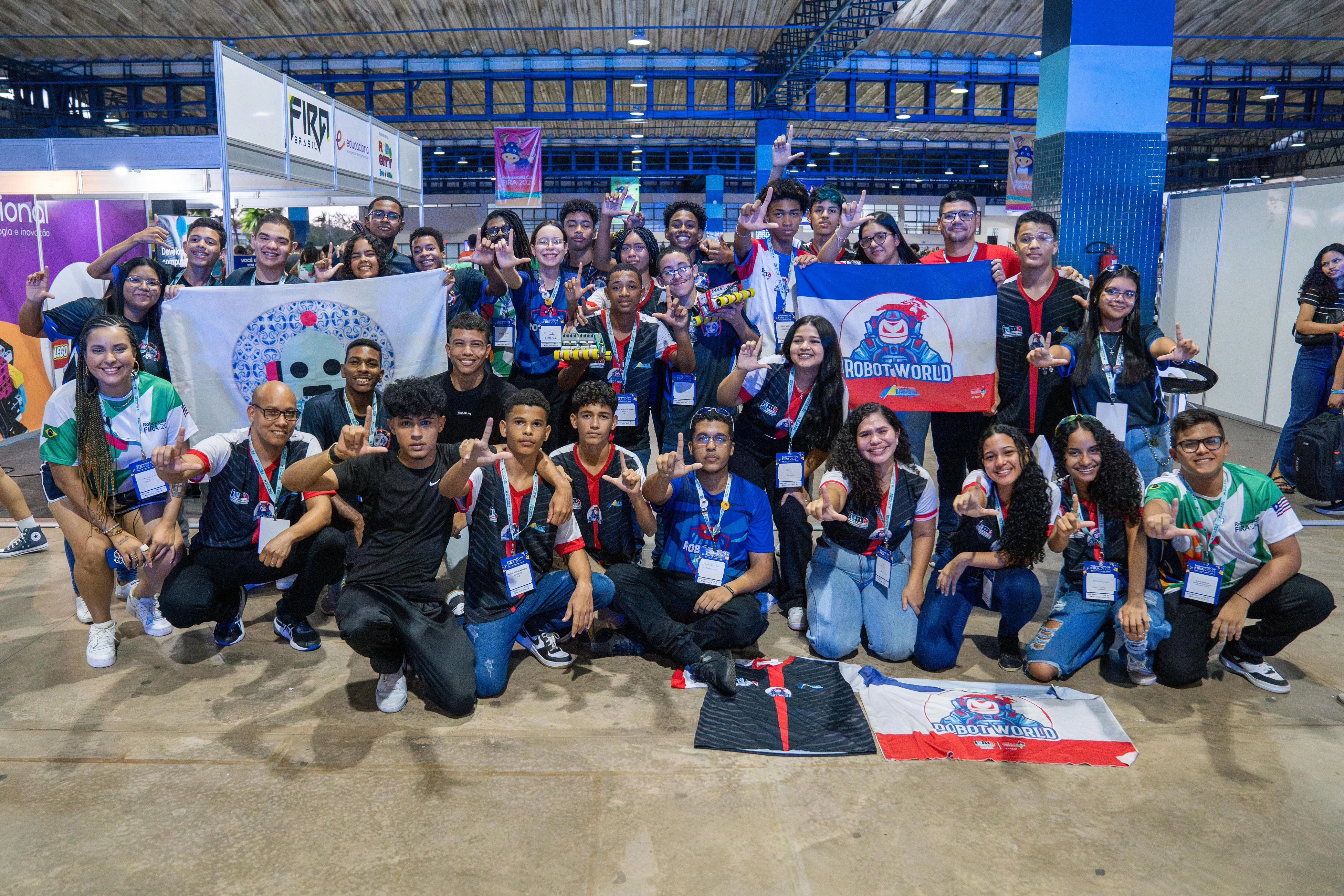 A RoboWorld Cup FIRA 2024 não só destaca o talento e a inovação na robótica, mas também reforça o compromisso do Maranhão com a educação tecnológica e a inovação. (Foto: divulgação)