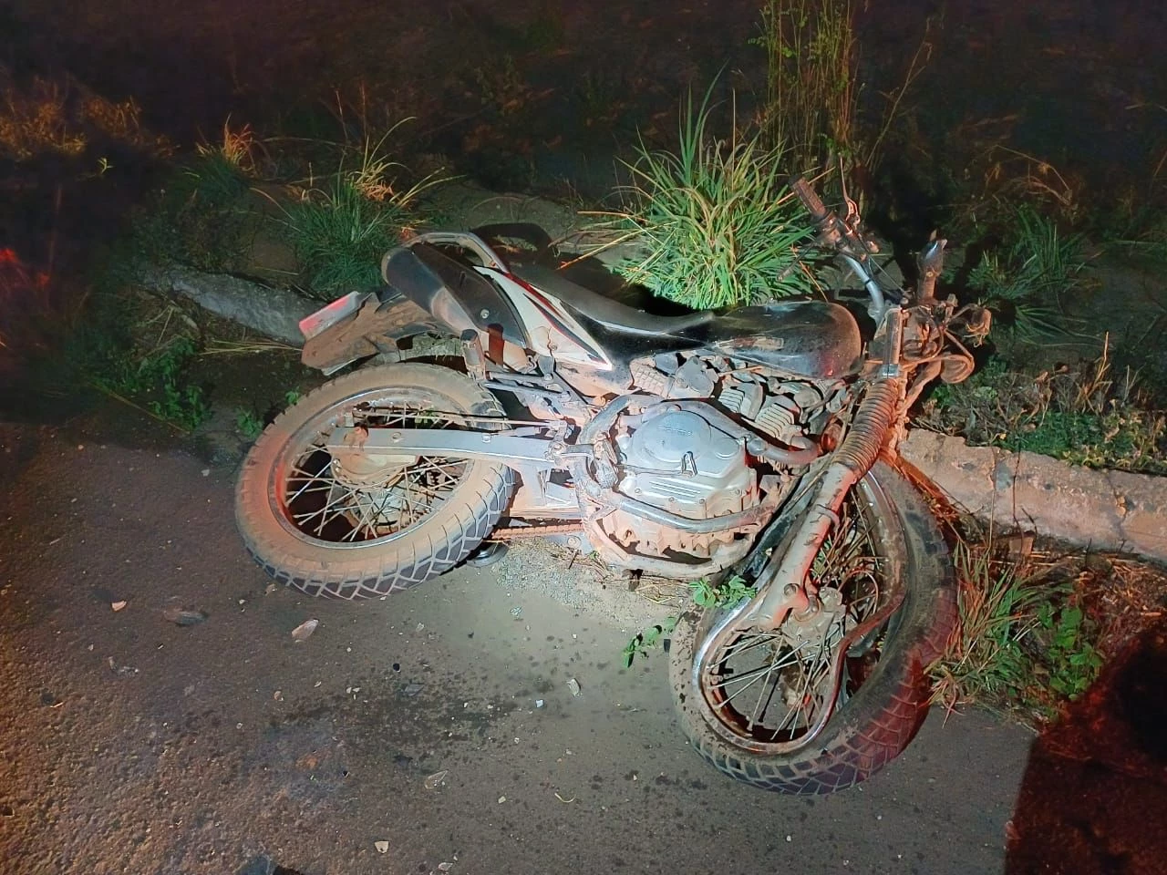 Motociclista morre após ser atingindo por carro na BR-010. (Foto: Divulgação/Policia Rodoviária Federal)
