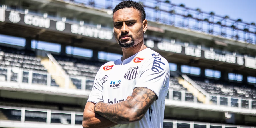 Wendel Silva, atacante do Santos.
