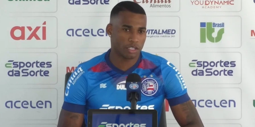 Jean Lucas, meio-campista do Bahia.