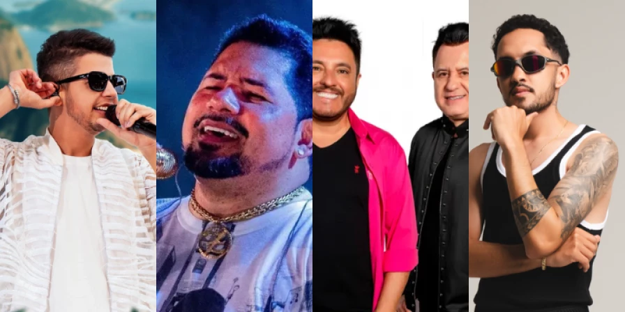 A programação conta com mais de 20 atrações nacionais e locais de todos os estilos musicais.