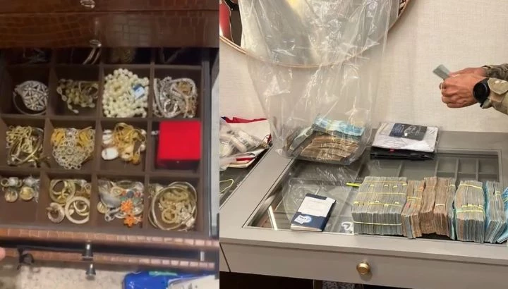 Joias e dinheiro foram apreendidos em operação que prendeu influenciadora Deolane. (Foto: Reprodução/g1)