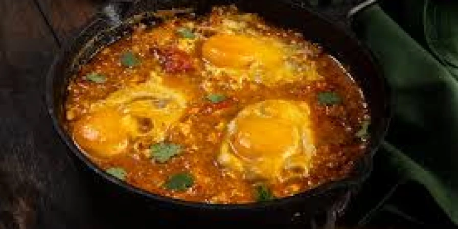 Moqueca de ovo.