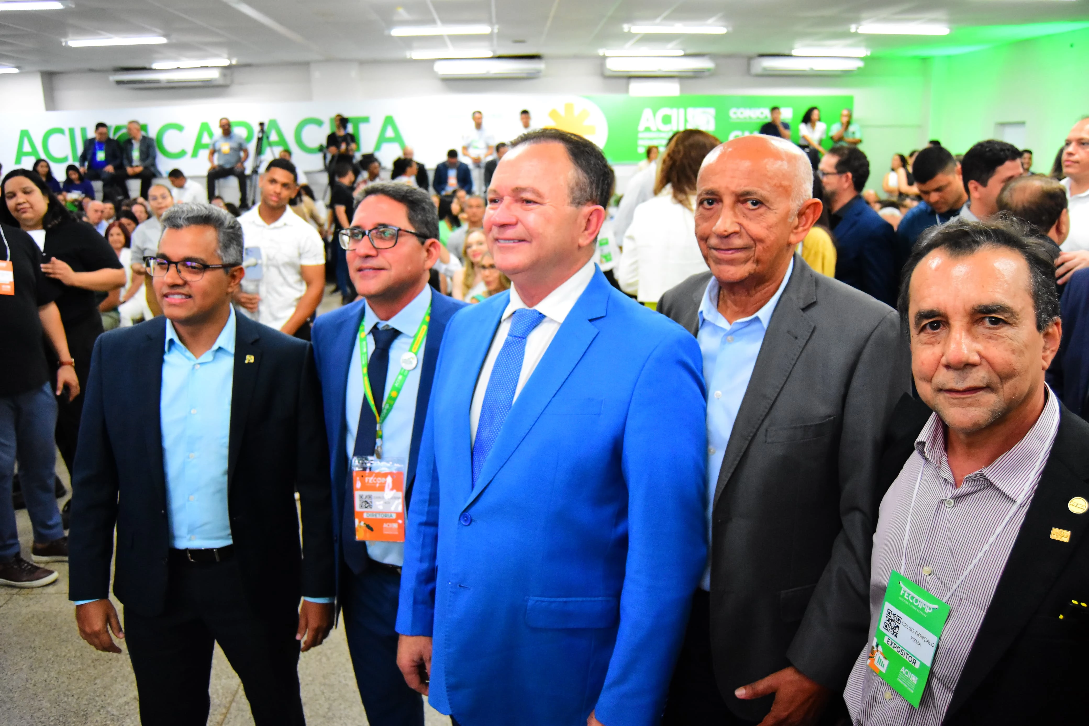 Edilson Baldez participa da abertura da Fecoimp 2024 e celebra mais de 15 anos de parceria com a ACII. (Foto: divulgação / Fiema)