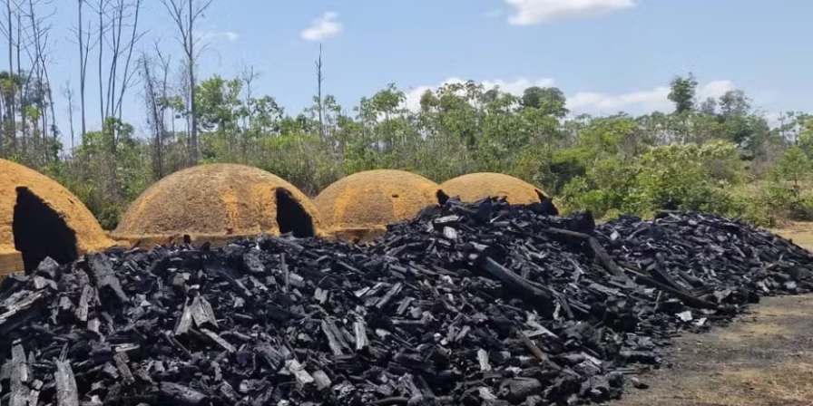 Maranhenses são resgatados de carvoaria em situação análoga à escravidão, no Pará.