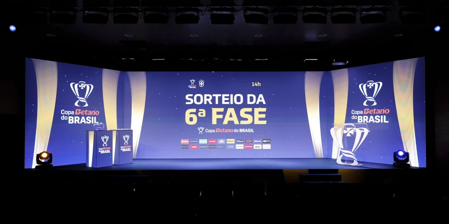 Sorteio dos mandos de campo das semifinais da Copa do Brasil 2024.