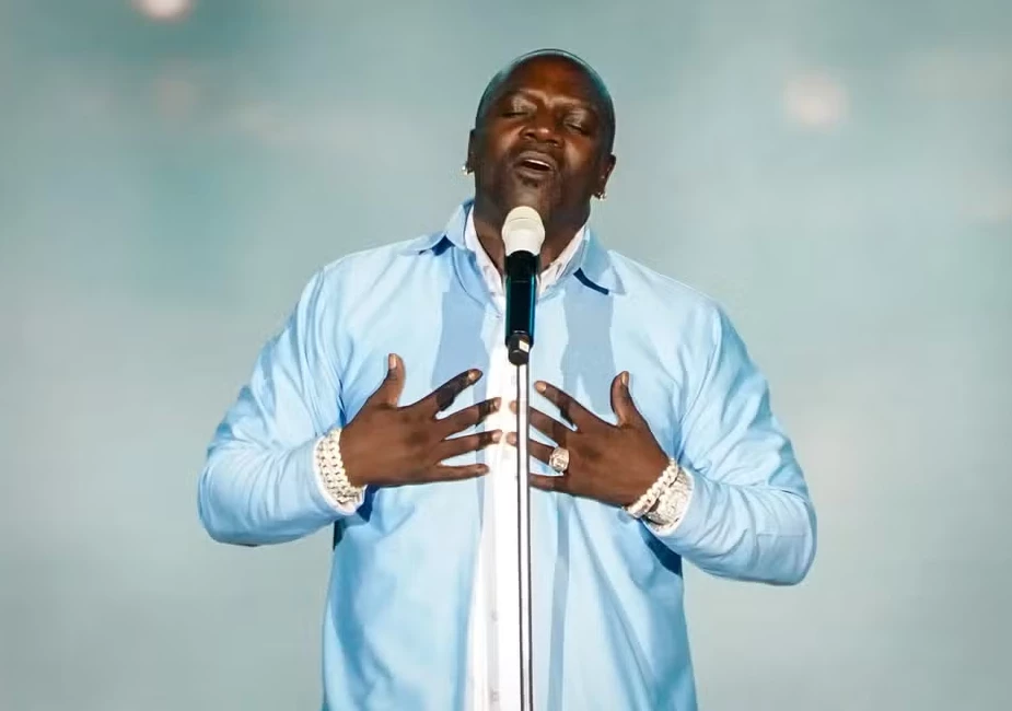 Akon no Rock in Rio 2024. (Foto: Reprodução/Redes sociais)