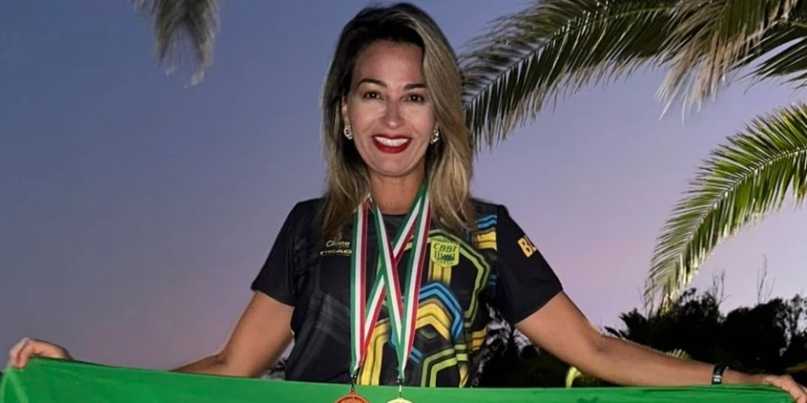 A beachtenista maranhense Nathalia Couto faturou um ouro e um bronze no Mundial.