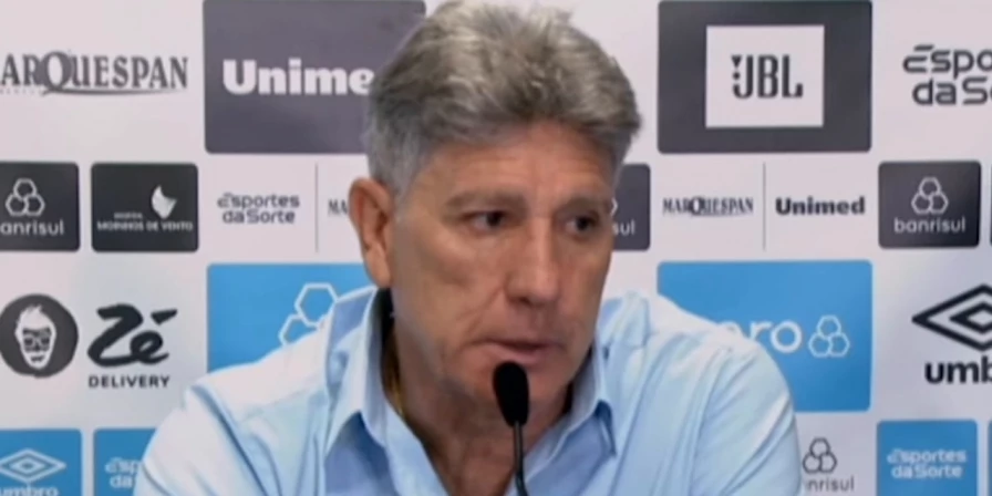 Renato Gaúcho, técnico do Grêmio.