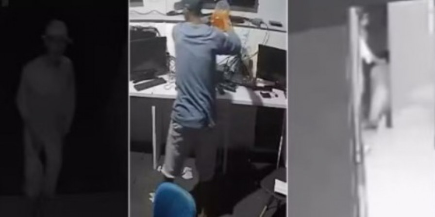 TV Cidade de Bacabal incendiada