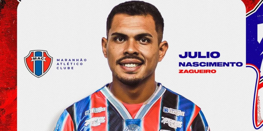 Júlio Nascimento, zagueiro do Maranhão Atlético.