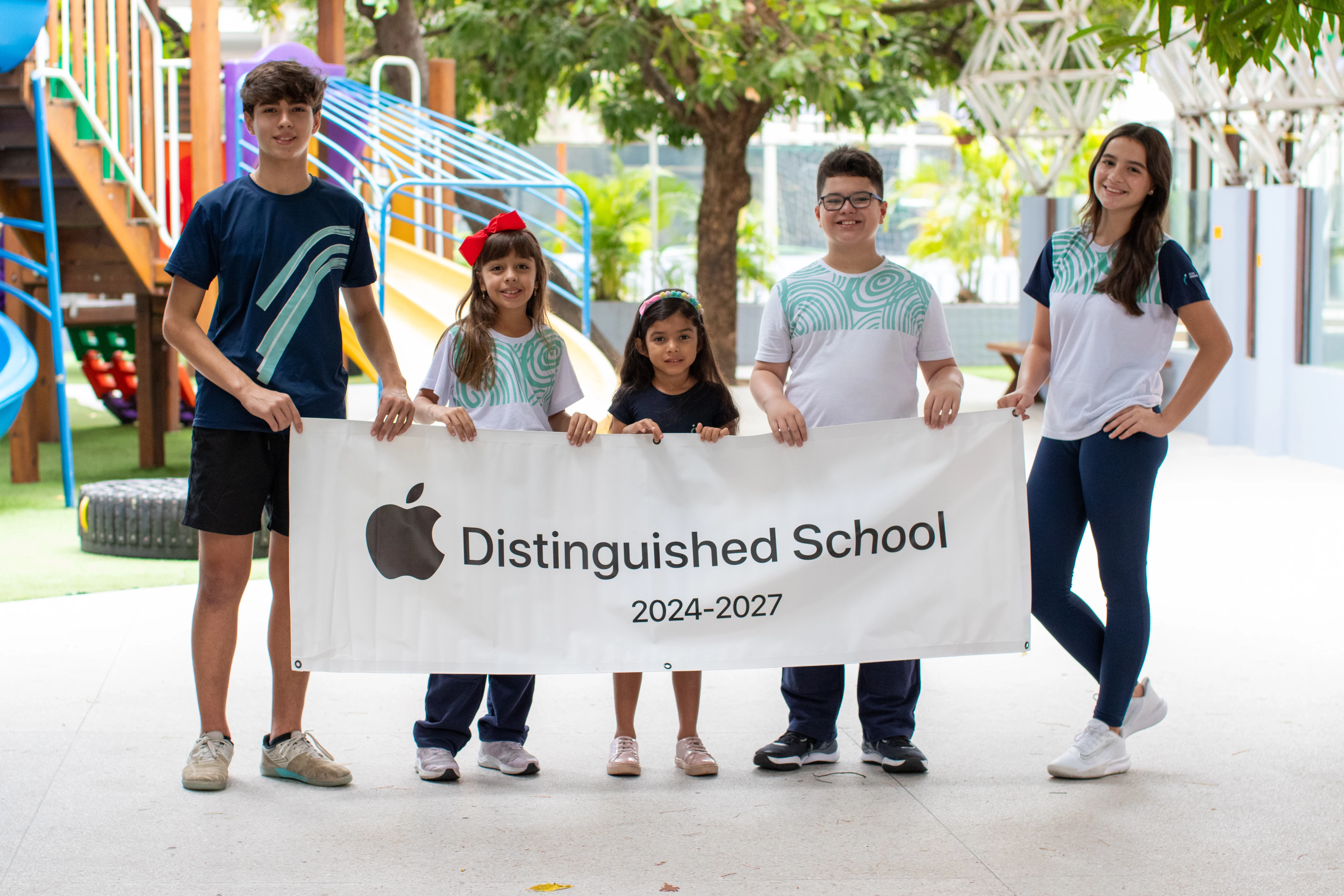 Escola Crescimento é certificada pela quarta vez pela Apple Distinguished School. (Foto: Divulgação/Escola Crescimento)