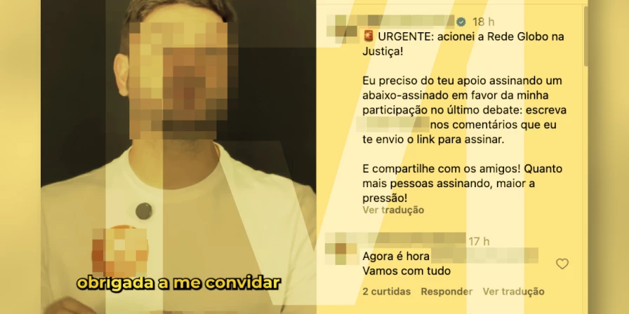 A participação dos candidatos cujo partido não atingiu o critério é facultativa.