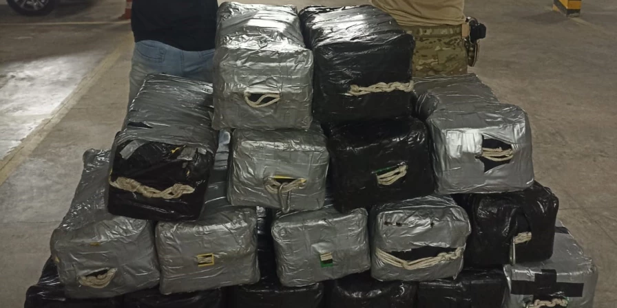 Droga apreendida pela PF, em São Luís.