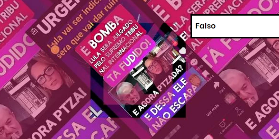 Não existe corte com esse nome e não há registros de que Lula seja réu em julgamento fora do Brasil.