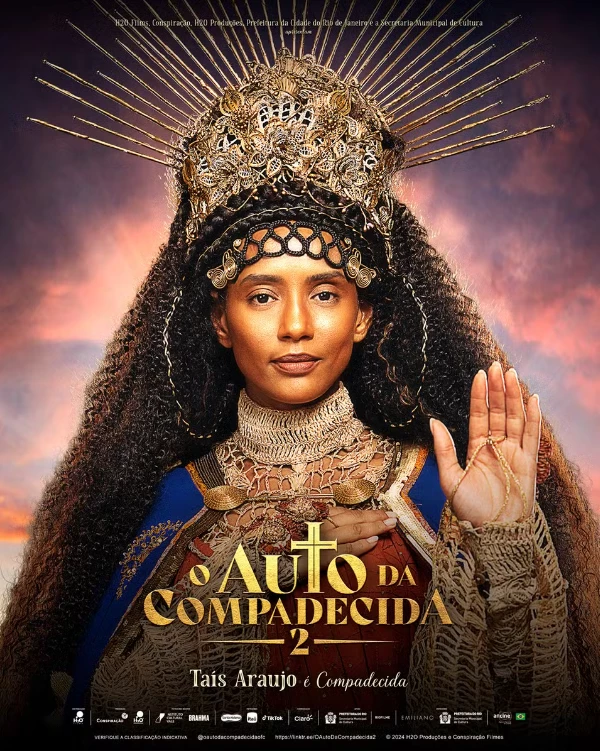 Taís Araújo é a nova compadecida no novo filme 'Auto da Compadecida 2'. (Foto: Reprodução)