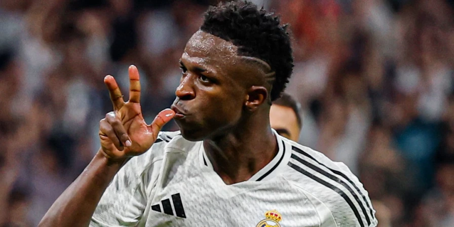 Vinicius Junior teve uma atuação histórica na goleada do Real Madrid sobre o Borussia Dortmund.
