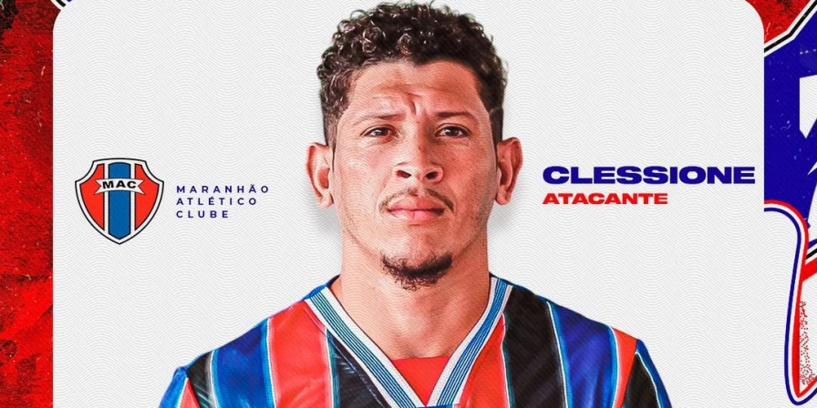 Clessione, atacante do Maranhão Atlético.