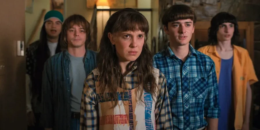 Cena da quarta temporada de "Stranger Things".