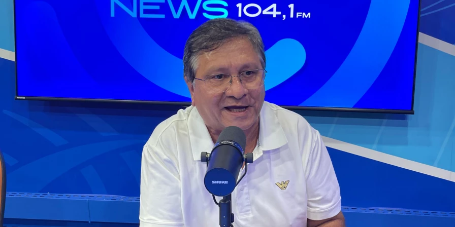 Jones Braga, prefeito eleito de Nina Rodrigues, durante o programa Ponto Final.