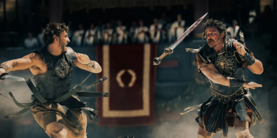 Paul Mescal e Pedro Pascal estrelam na sequência "Gladiador 2".