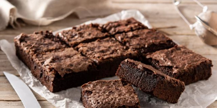 Brownie de chocolate fácil.