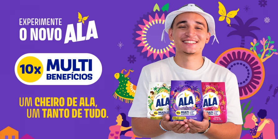Os novos multibenefícios incluem extra poder alvejante, limpeza profunda, combate a sujeira e o encardido.