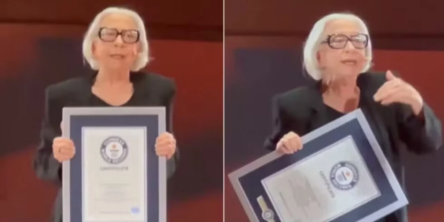 Fernanda Montenegro agradece público.