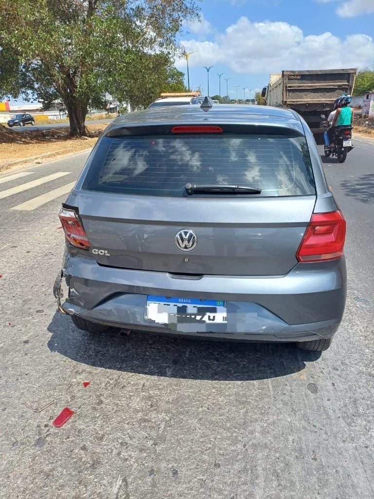O primeiro acidente foi registrado na BR-135, no Perímetro Urbano de São Luís. (Foto: Divulgação / PRF)
