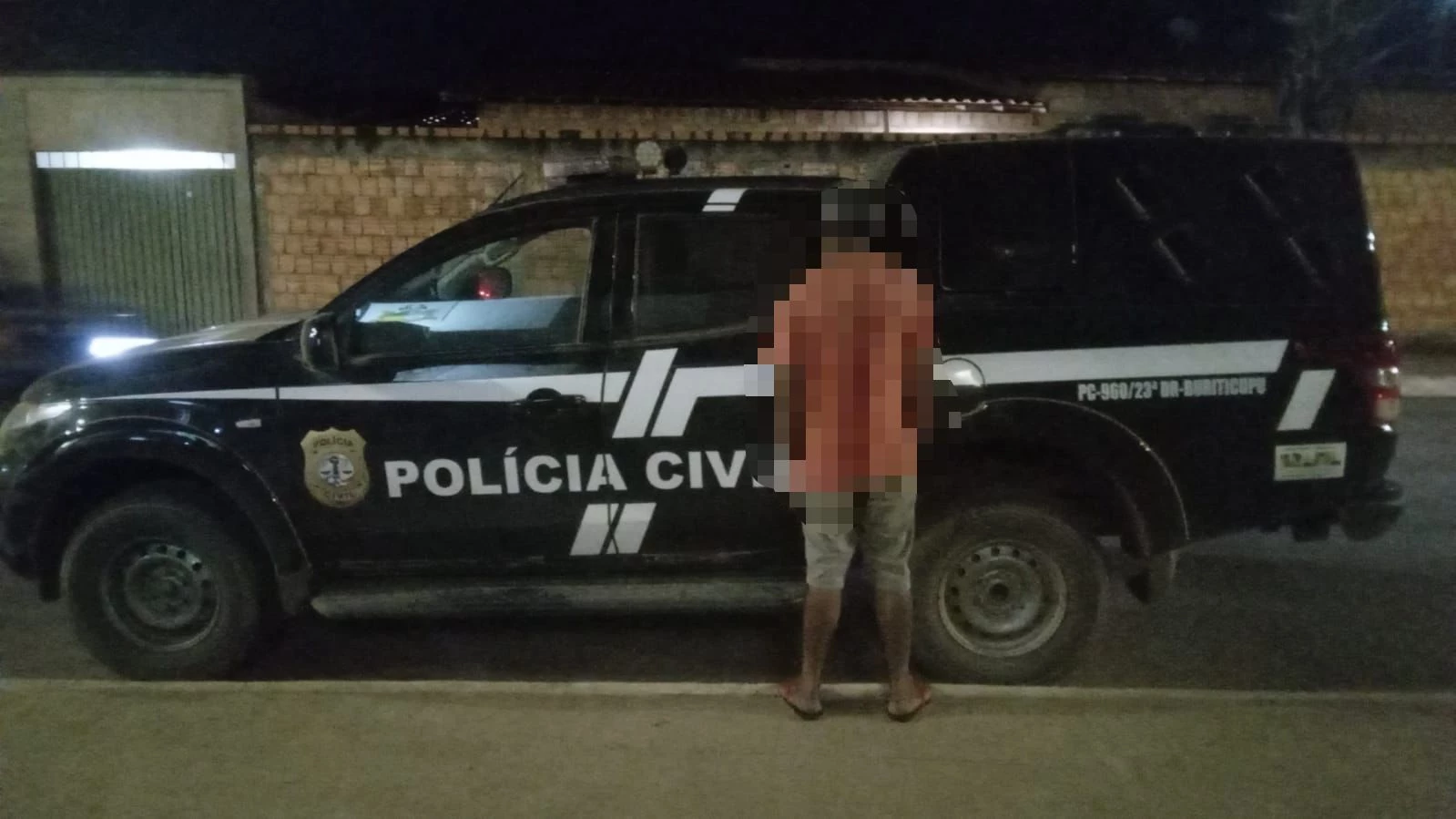 Suspeito foi preso dentro de seu estabelecimento comercial. (Foto: Divulgação / PC-MA)