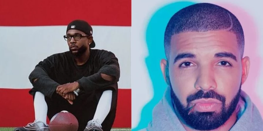 Kendrick Lamar e Drake.