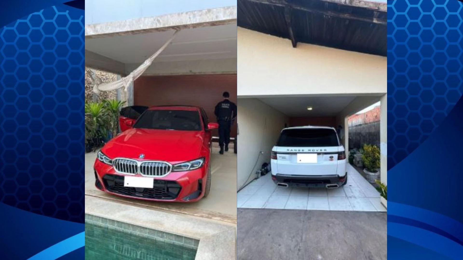 Veículos apreendidos pela PF. (Foto: Divulgação/Polícia Federal)