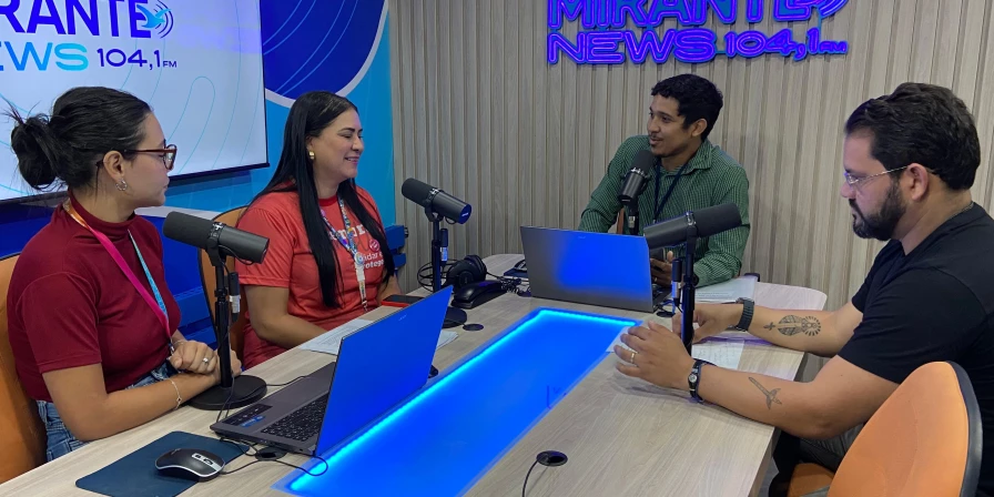 Marcelo Costa e Jocélia Frazão falaram sobre a campanha no programa desta quarta-feira (4).