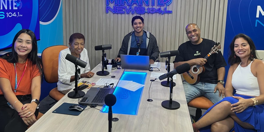 Leci Brandão durante o programa Atualidades desta quinta-feira (5).