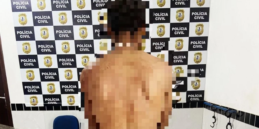 No momento da abordagem, o investigado apresentou sinais de que estava sob efeito de drogas.