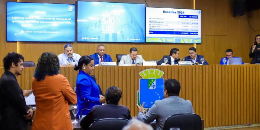 LOA 2025 foi discutida por vereadores em audiência pública