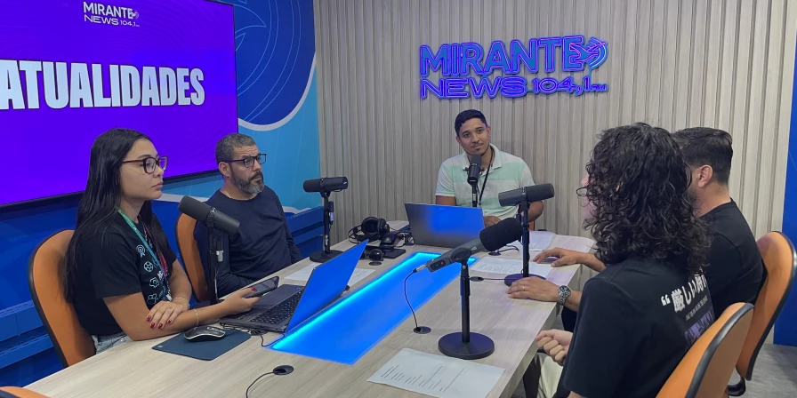 Thiago Figueiredo, Mirkos Freitas e Alison Costa, convidados da edição desta terça-feira (10) do Atualidades