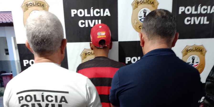 Suspeito de feminicídio é preso na Grande São Luís. (Foto: Divulgação)
